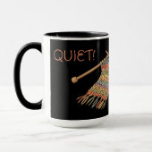 Ruhe! Ich bin am Maschenaufnehmen. Tasse (Links)