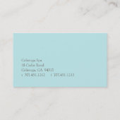 Ruhe II Visitenkarte (Rückseite)