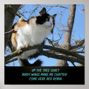 Ruhe im Baum Poster