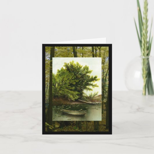 Ruhe im ganzen Chaos finden Karte (Vorderseite)