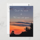 Ruhe im Geist Postkarte (Vorne/Hinten)