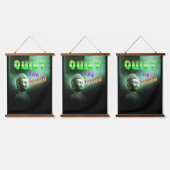 Ruhe im Geist Wandteppich Mit Holzrahmen (Dreifach)