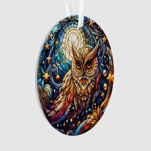 Ruhe im Glas Ein festes Glas Ornament (Vorderseite)