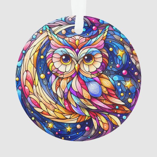 Ruhe im Glas Ein festes Glas Ornament (Rückseite)