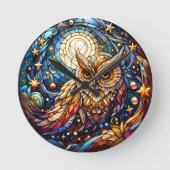 Ruhe im Glas Ein festes Glas Runde Wanduhr (Vorderseite)