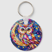 Ruhe im Glas Ein festes Glas Schlüsselanhänger (Vorderseite)