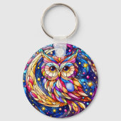 Ruhe im Glas Ein festes Glas Schlüsselanhänger (Rückseite)