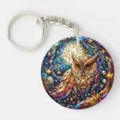 Ruhe im Glas Ein festes Glas Schlüsselanhänger (Vorderseite)