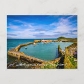 Ruhe im Hafen von Ballytton Feiertagspostkarte (Vorderseite)