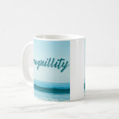 Ruhe im Ozean Kaffeetasse (Vorderseite Links)