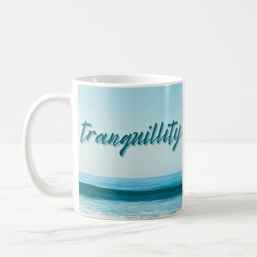 Ruhe im Ozean Kaffeetasse (Links)