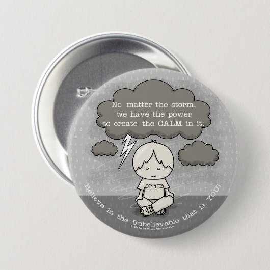 Ruhe im Sturm Button (Vorne & Hinten)