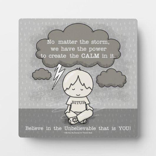 Ruhe im Sturm Fotoplatte (Vorderseite)