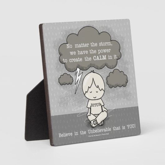 Ruhe im Sturm Fotoplatte (Vorderseite)