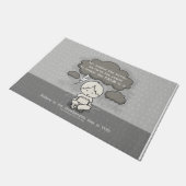 Ruhe im Sturm Fußmatte (Schrägansicht)