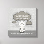 Ruhe im Sturm Leinwanddruck (Vorderseite)