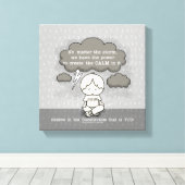 Ruhe im Sturm Leinwanddruck (Insitu (Holzboden))