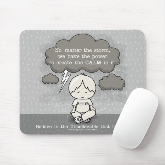 Ruhe im Sturm Mousepad (Mit Mouse)