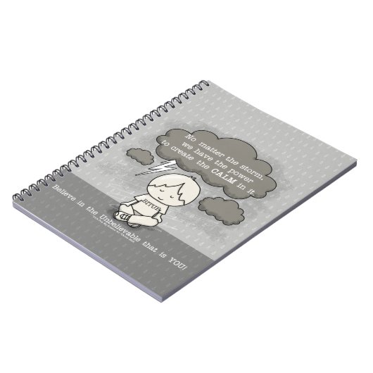 Ruhe im Sturm Notizblock (Linke Seite)