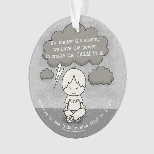 Ruhe im Sturm Ornament (Vorderseite)