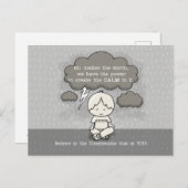 Ruhe im Sturm Postkarte (Vorne/Hinten)