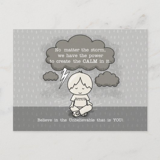 Ruhe im Sturm Postkarte (Vorderseite)