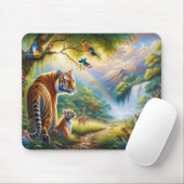 Ruhe im verzauberten Waldbild Mousepad (Mit Mouse)