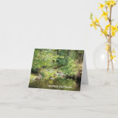 Ruhe im Wald...... Karte (Gelbe Blume)