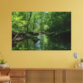 Ruhe im Wald Leinwanddruck (Insitu (Wohnzimmer))