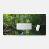 Ruhe im Wald Schreibtischunterlage (Tastatur & Maus)