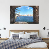 Ruhe in Curacao Leinwanddruck (Insitu (Schlafzimmer))