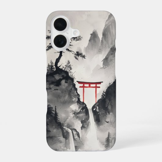 Ruhe in der Bergwelt iPhone 16 Hülle (Rückseite)