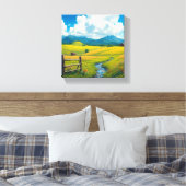 Ruhe in der Natur Leinwanddruck (Insitu (Schlafzimmer))