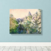 Ruhe in der Natur Pinienwälder Landschaft Leinwanddruck (Insitu (Holzboden))