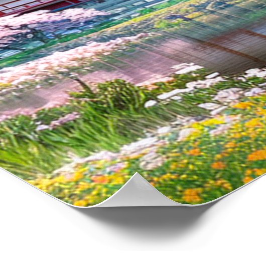 Ruhe in der Pagode Poster (Ecke)