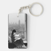 Ruhe in der Stadt: Buchen Sie Lover's Schlüsselanh Schlüsselanhänger (Rückseite)