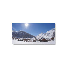 Ruhe in einem Dorf Vald'Isere Canvas Print