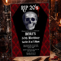 Ruhe in Frieden 20er Gothic-Totenkopf Tod meinem 2