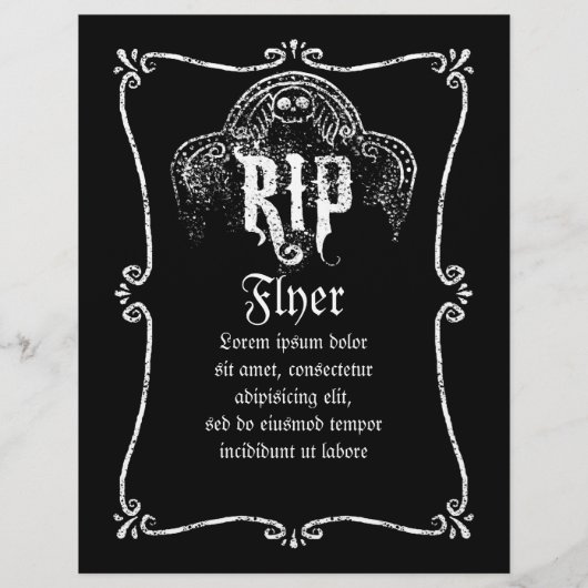 Ruhe in Frieden Flyer (Vorne)