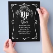Ruhe in Frieden Flyer (Hand)