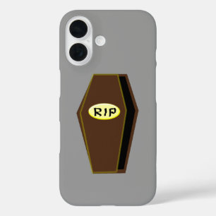 Ruhe in Frieden Halloween Sarg des Verderbens iPhone 16 Hülle