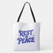 Ruhe in Frieden Tasche (Rückseite)