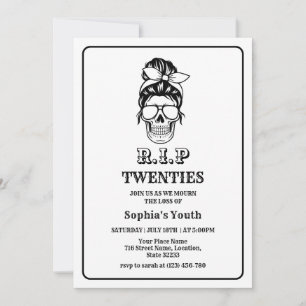 Ruhe in Frieden Zwanziger Tod meiner Jugend 30. Ge Einladung