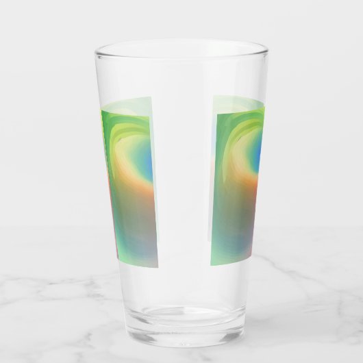 Ruhe in Grün: Lichtschatten Glas Cup"? (Rechts)