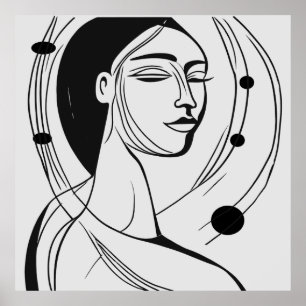 Ruhe in Linien: Zeitgenössischer Minimalismus Poster