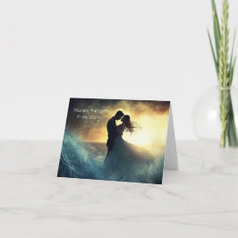 Ruhe in meiner Stormkarte Dankeskarte