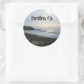 Ruhe in Pacifica Runder Aufkleber (Tasche)