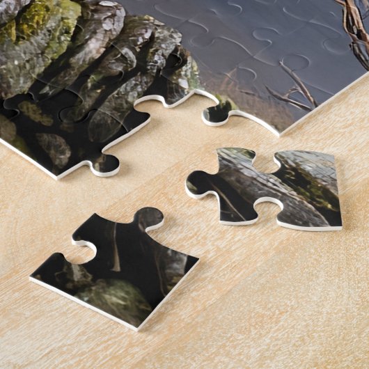 Ruhe in Pieces Seeufer Landschaft Puzzle (Seite)