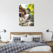 Ruhe in Stein Leinwanddruck (Insitu (Schlafzimmer))