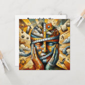 Ruhe in Übergabe Karte (Vorderseite/Rückseite Beispiel)